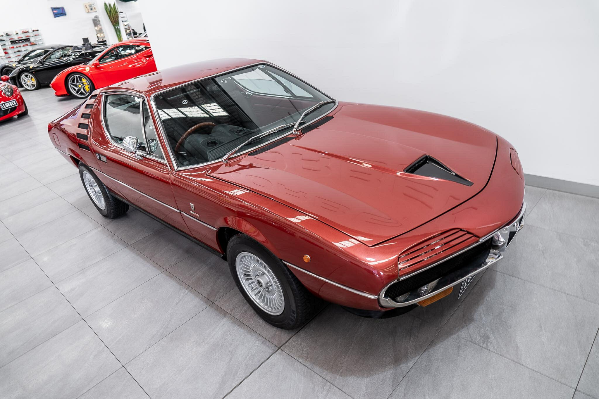 自動車 BBR 1/43 ALFA ROMEO MONTREAL ZOLDER 1974 BBR 1/43 Alfa Romeo Montreal Zolder 1974 Race Car Modelo