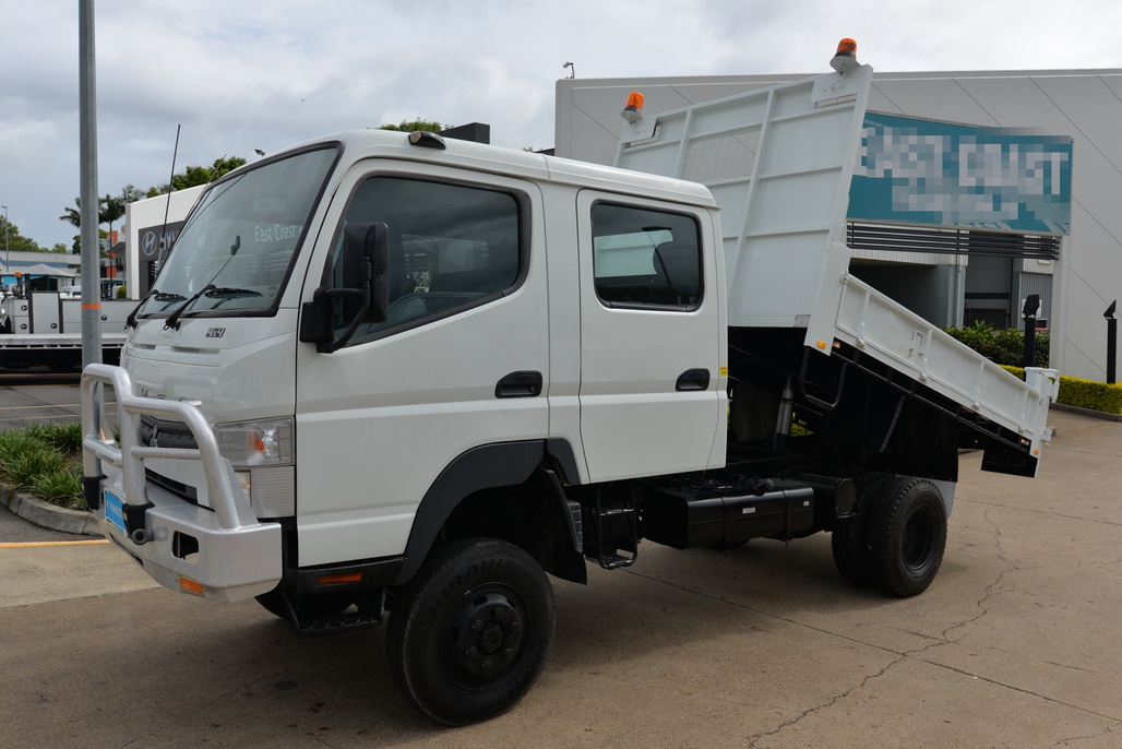 2012 MITSUBISHI FUSO CANTER MANUAL 4X4 TIPPER JTFD5090610 JUST TRUCKS