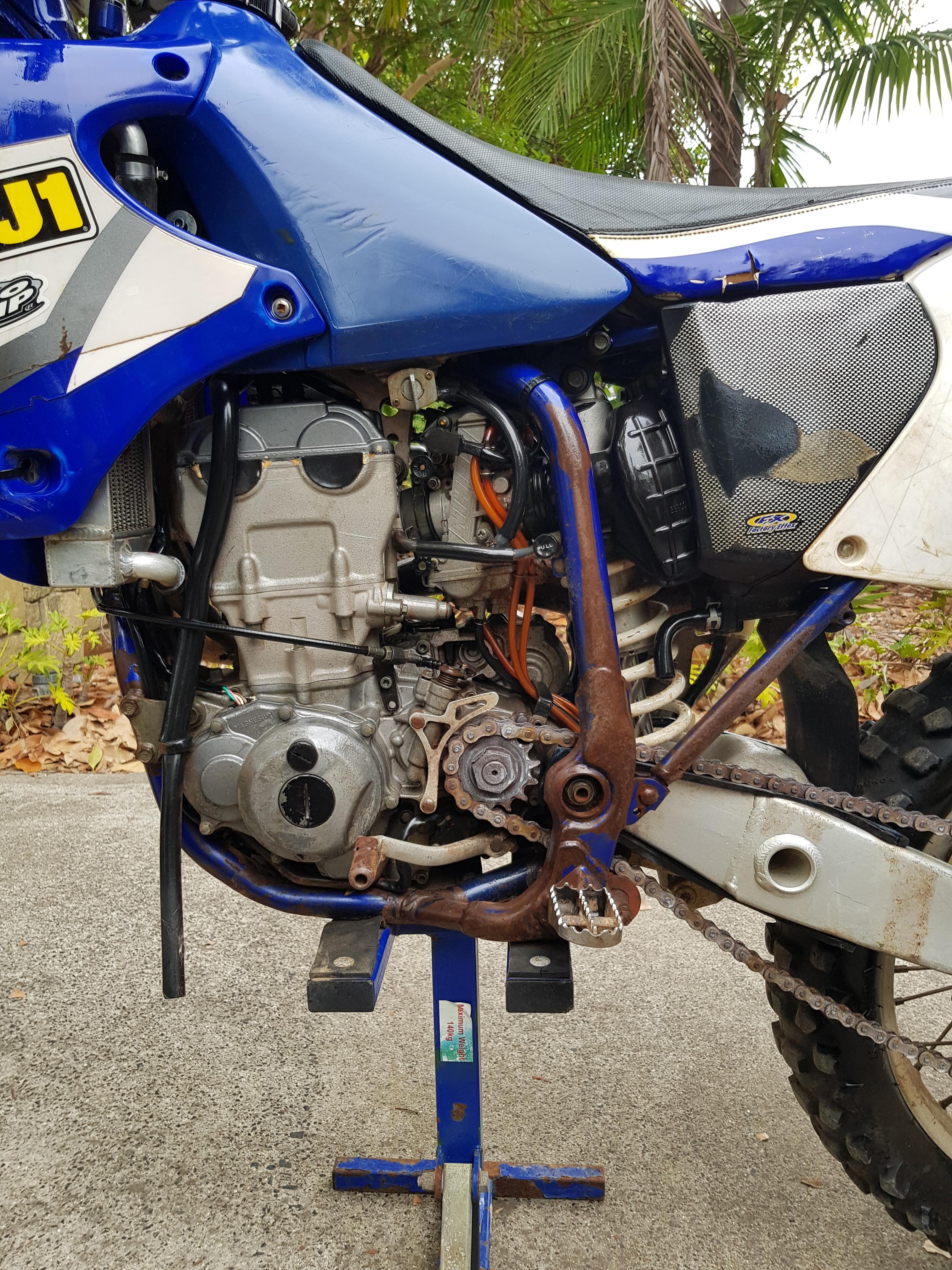 GPI Racing Aluminum Radiator & Hose For Yamaha YZ400F (1998-2000)