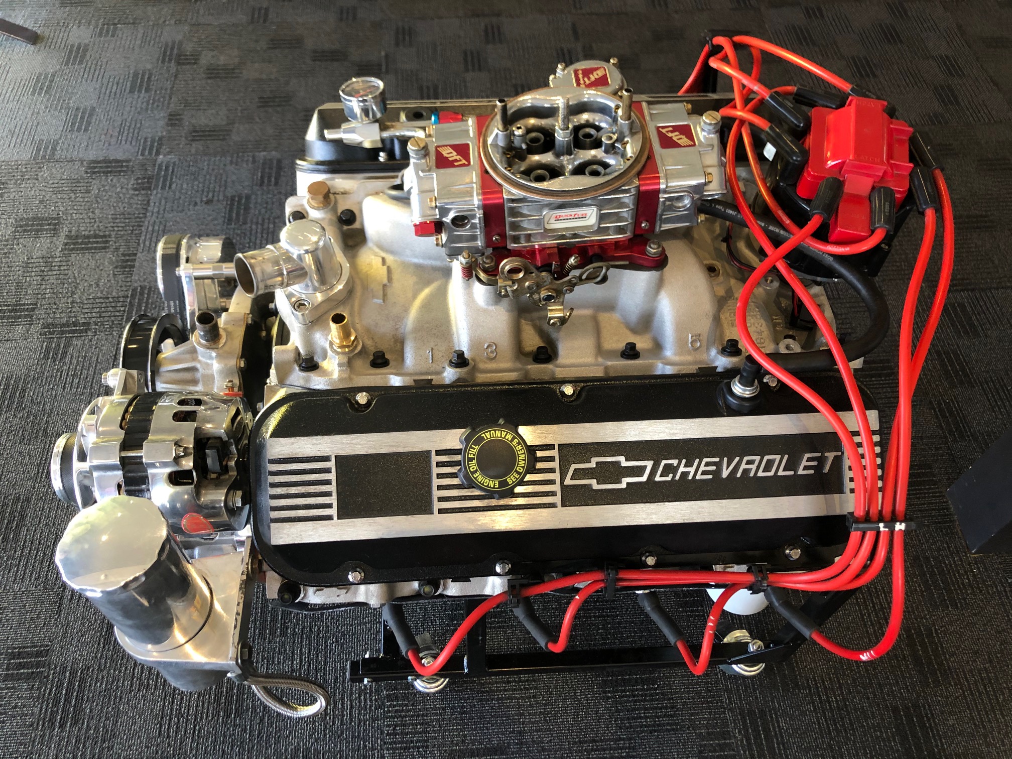 CHEVROLET 502 CRATE ENGINE & SERPENTINE PULLEY SYSTEM JPW5086172