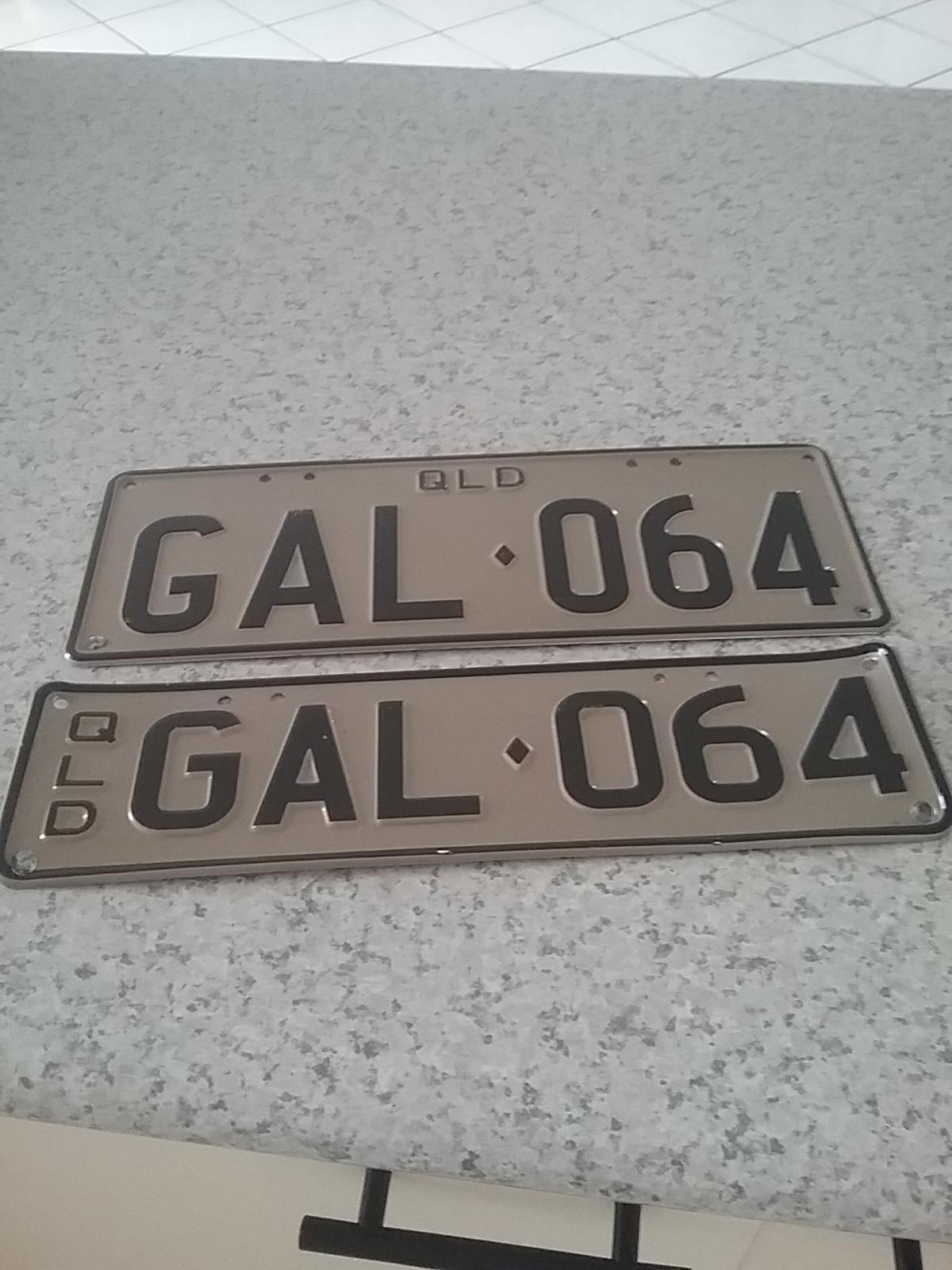 NUMBER PLATES QLD JPW5190383 JUST PARTS