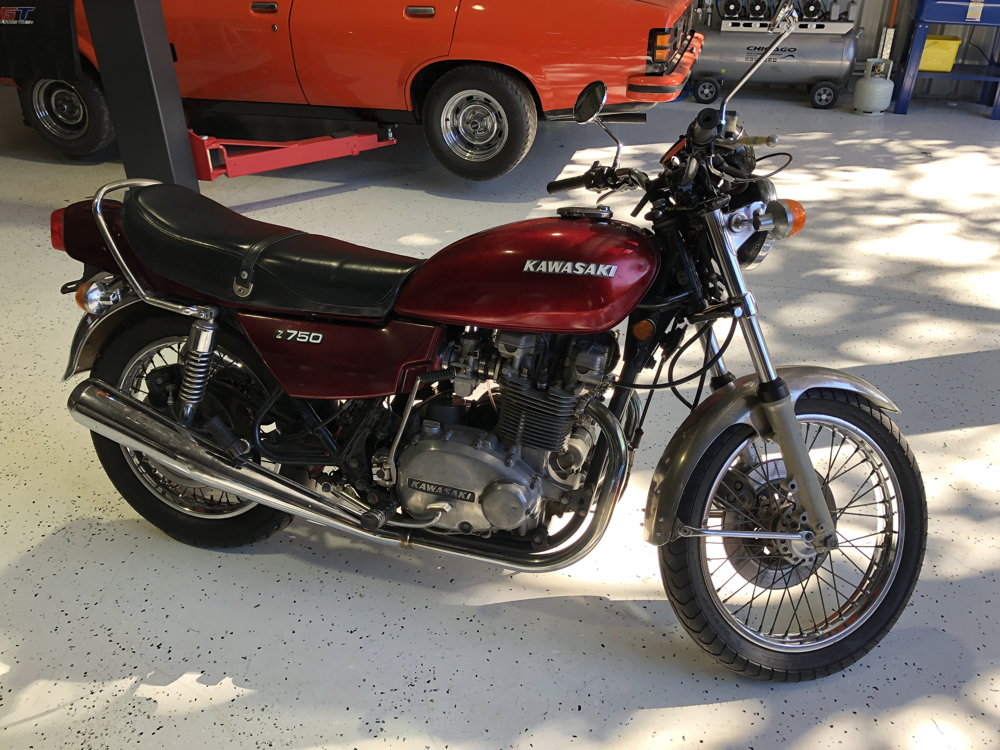1977 KAWASAKI KZ750 ROAD - JBW5196110 - JUST BIKES