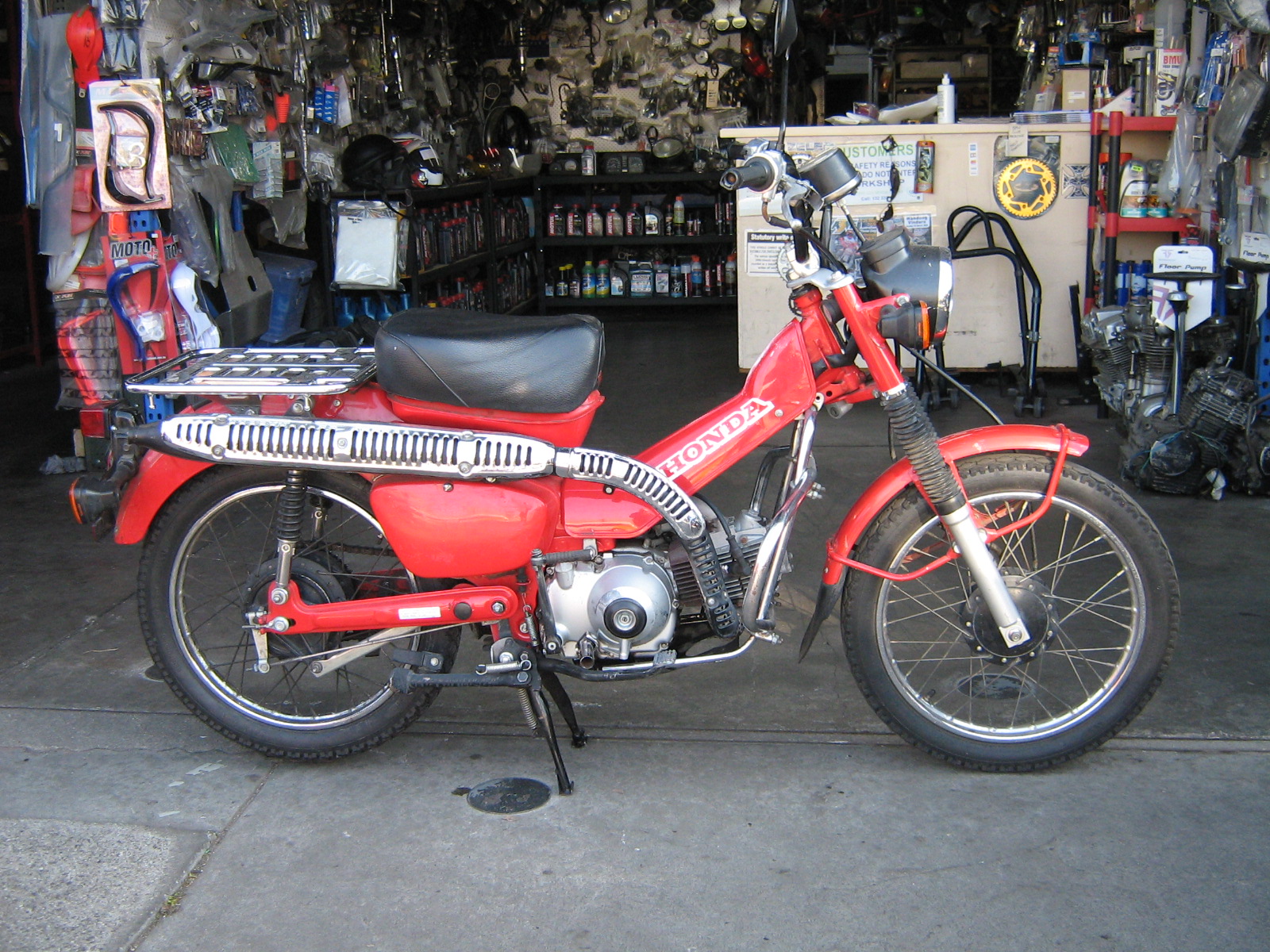 2011 HONDA CT110 ROAD JBPMD5235211 JUST BIKES