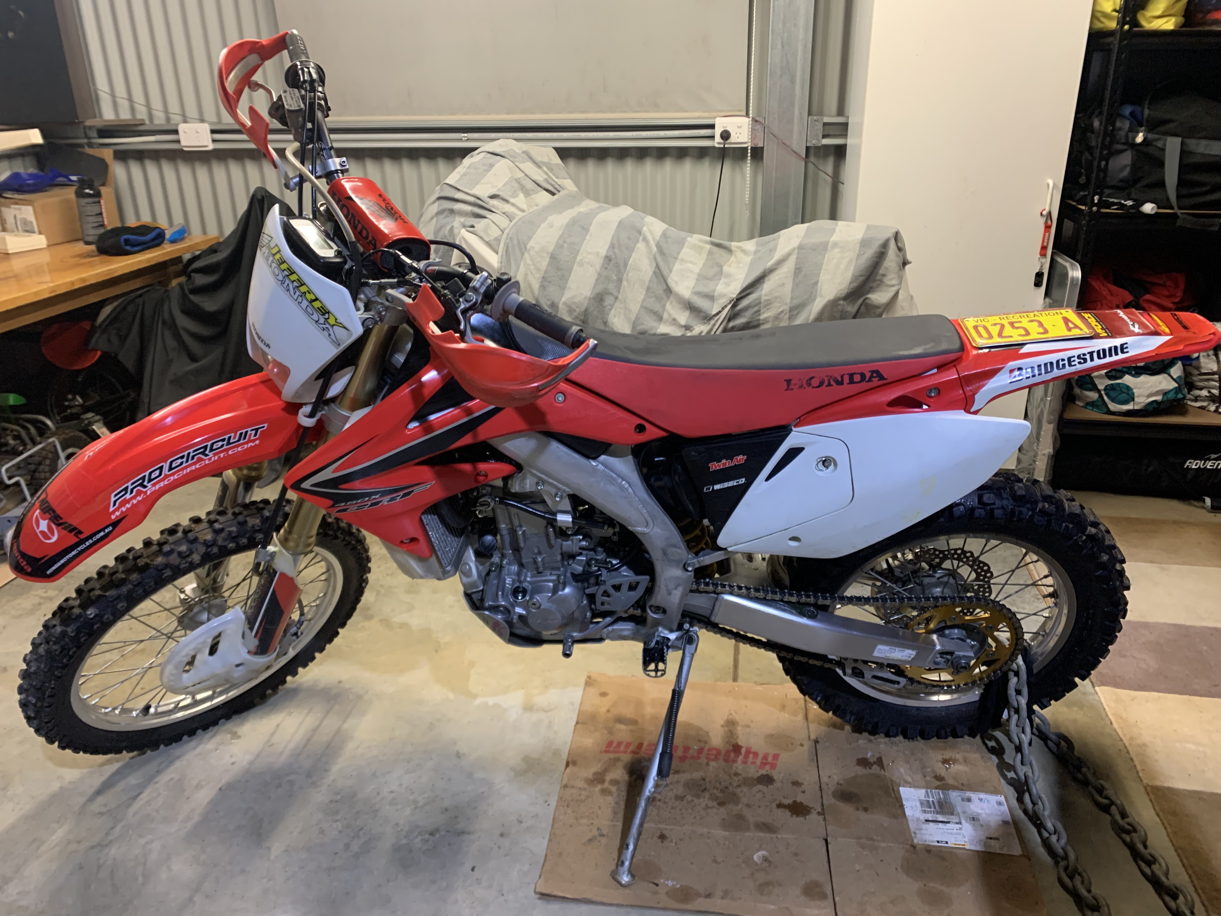 2008 HONDA CRF450X ENDURO JBW5262323 JUST BIKES