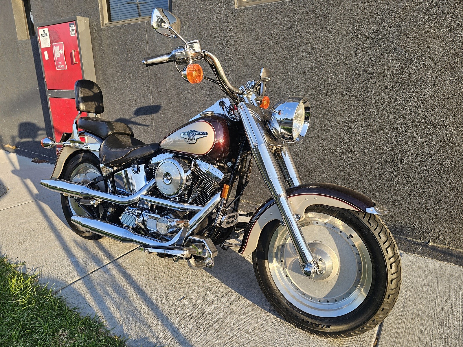 1998 HARLEY-DAVIDSON FLSTF FAT BOY 95TH ANNIV CRUISER