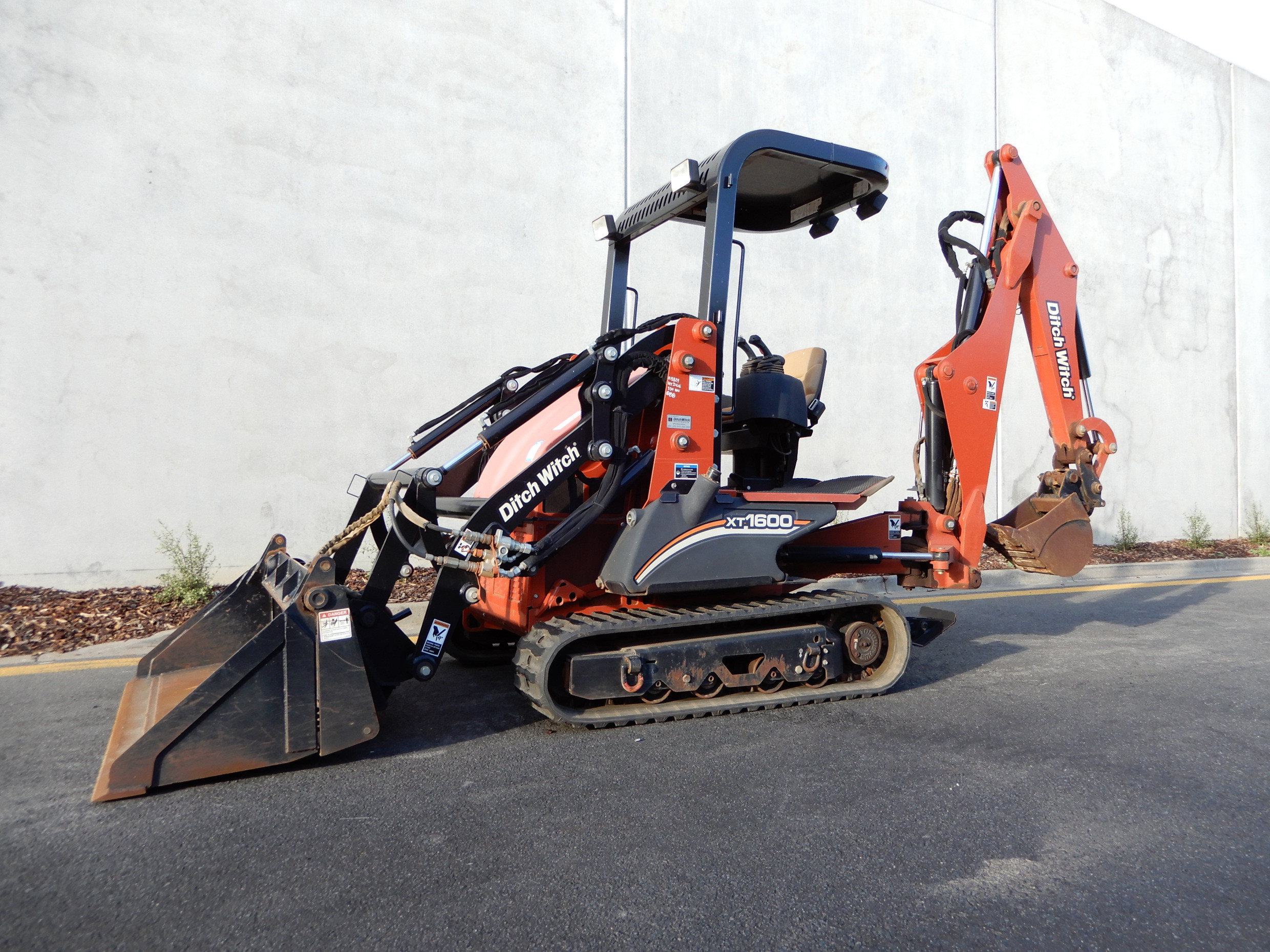 2008 DITCH WITCH XT1600 BACKHOE LOADER JFTFD5069467 JUST HEAVY