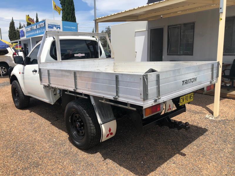 2009 MITSUBISHI TRITON SINGLE CAB MANUAL UTE JFFD5038027 JUST 4X4S