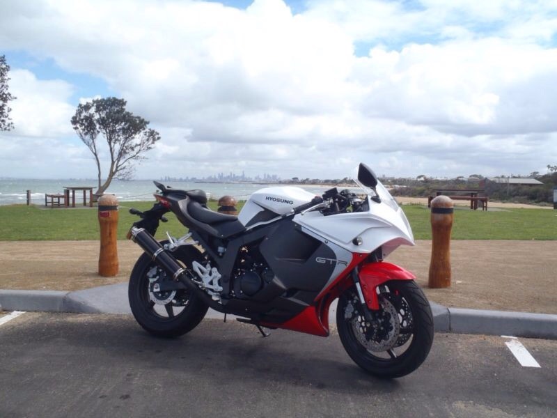 motor trail hyosung 250cc
