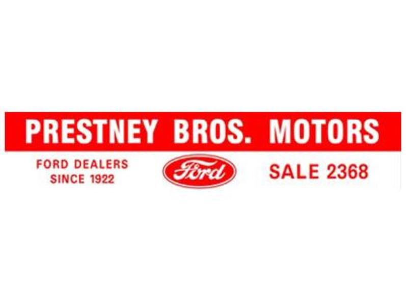 DEALER DECAL PRESTNEY BROS MOTORS SALE JCFD3711641 BOATTRADER