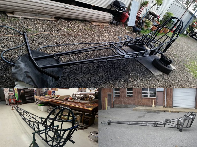 FRONT ENGINE DRAGSTER CHASSIS JPW4102822 JUST PARTS