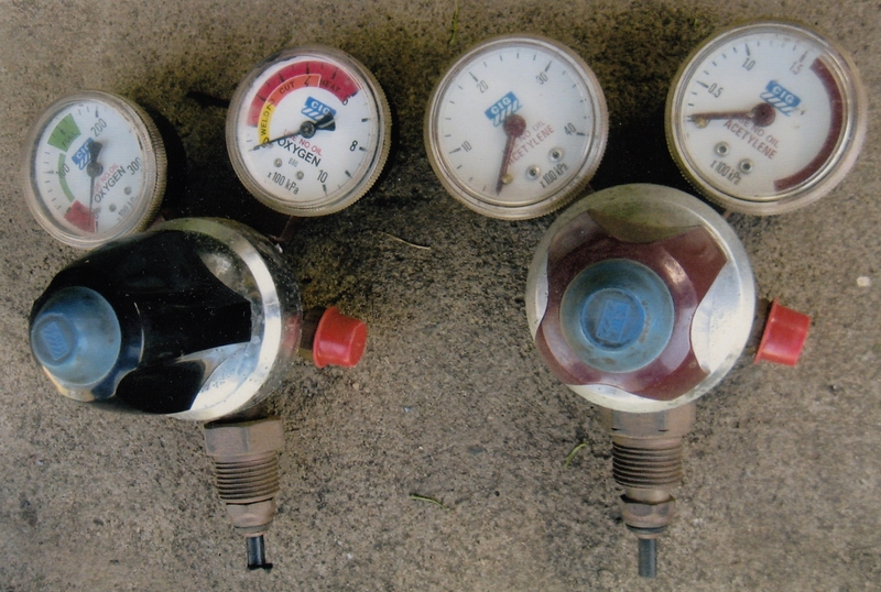 ACETYLENE AND OXYGEN WELDING GAUGES JTM3924850 JUST PARTS
