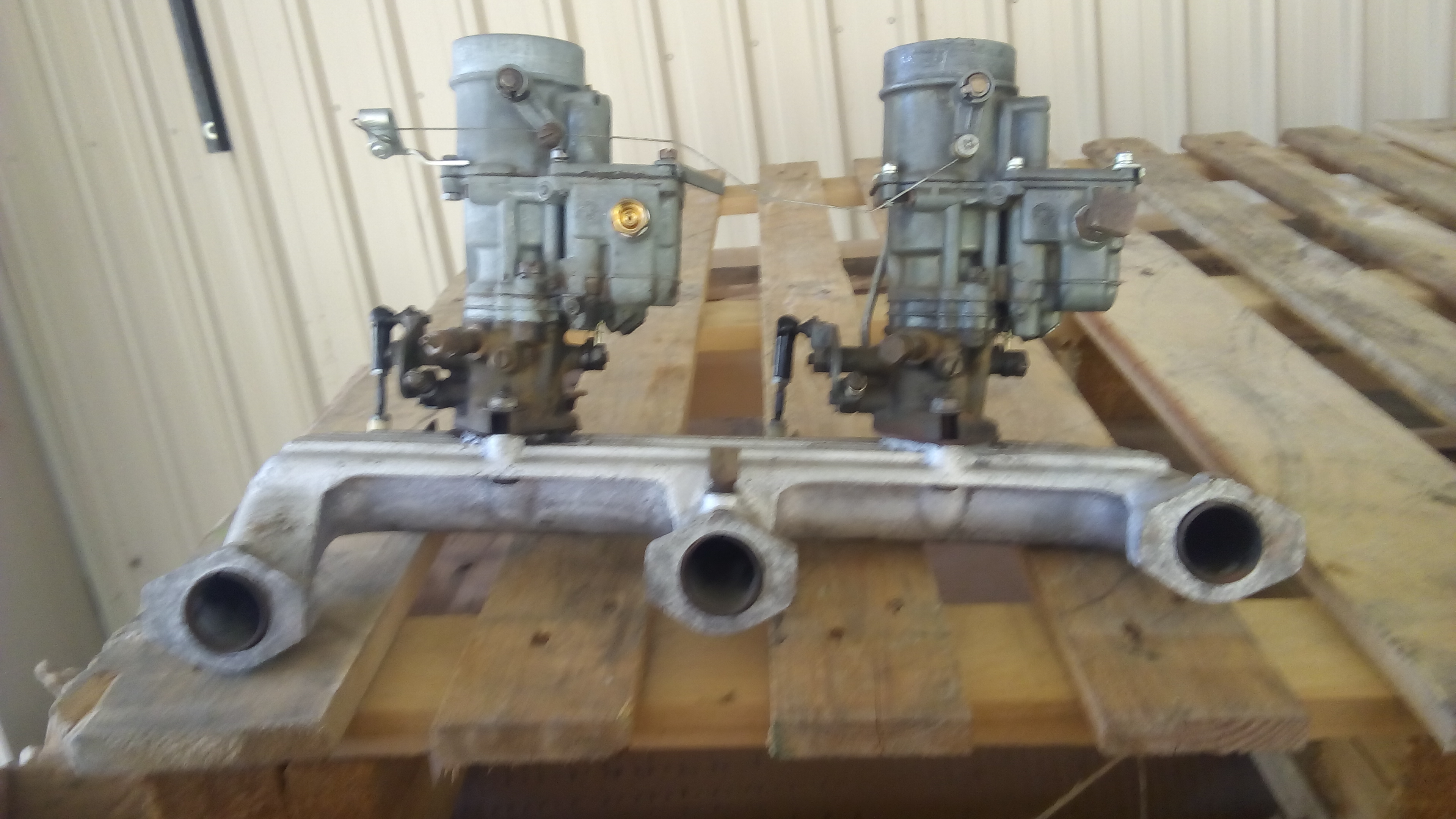 DUAL CARB MANIFOLD AND CARBIES JPW5039828 JUST PARTS