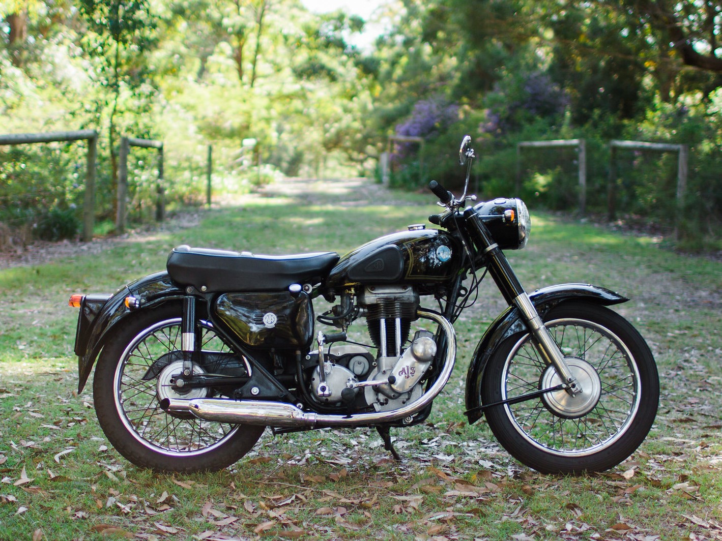 1957 AJS 16MS MS ROAD JBW5042249 JUST BIKES