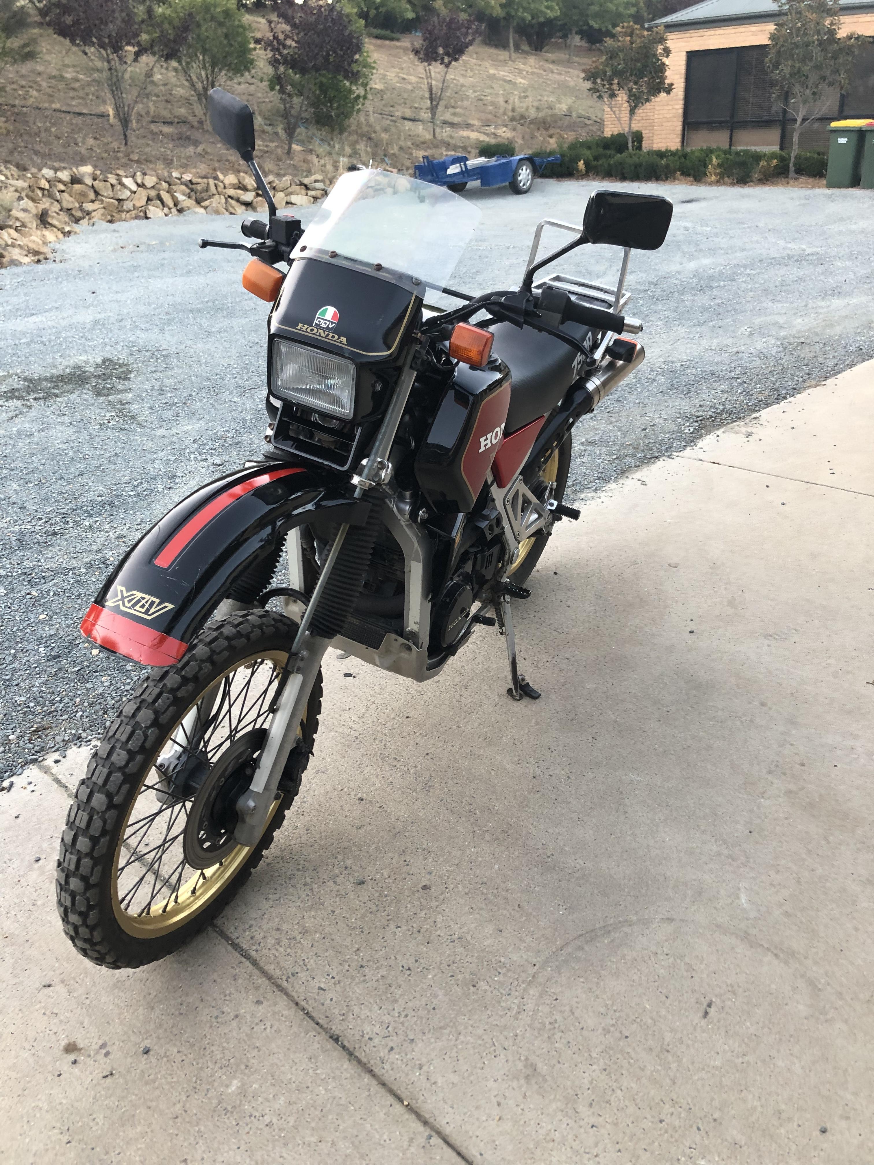 1986 HONDA XLV750R JBW5053156 JUST BIKES