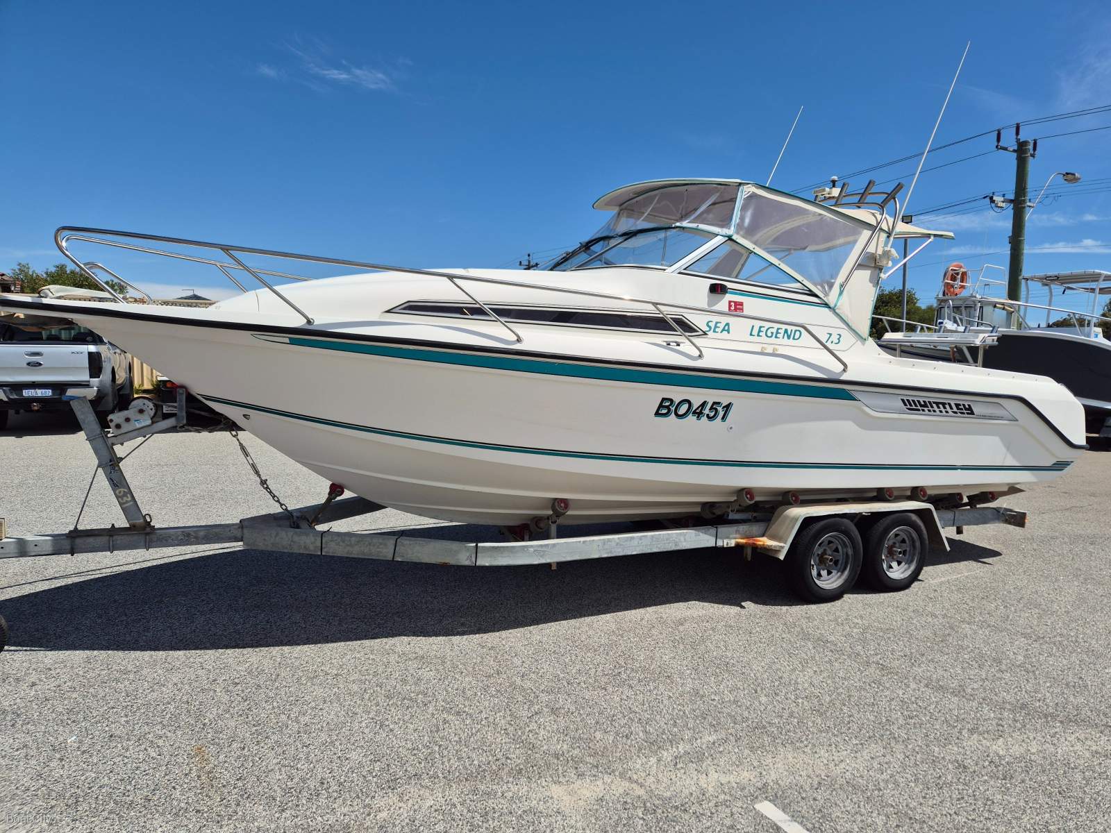 1996 whittley sea legend 730 cuddy cabin