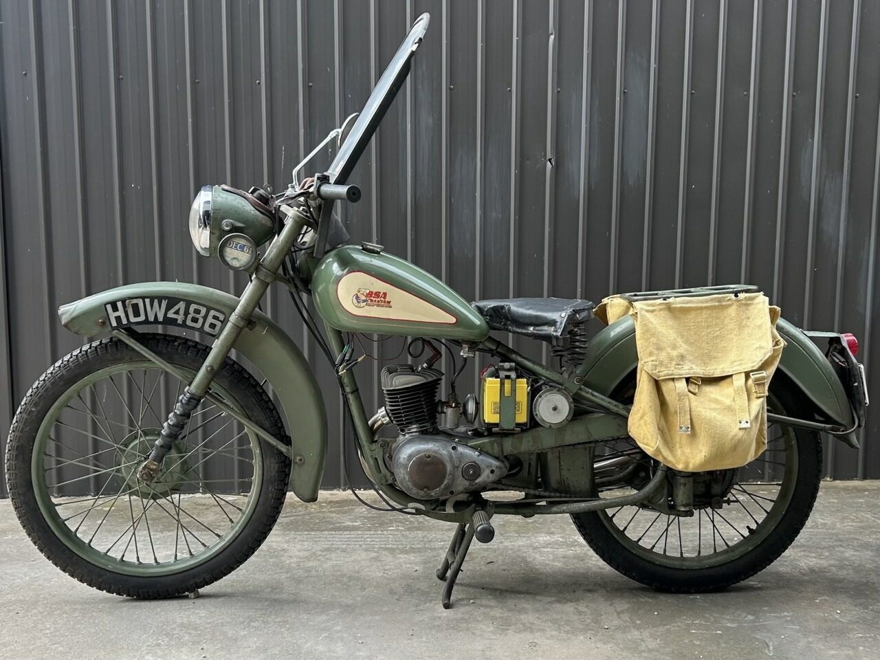 1951 bsa d1 bantam road