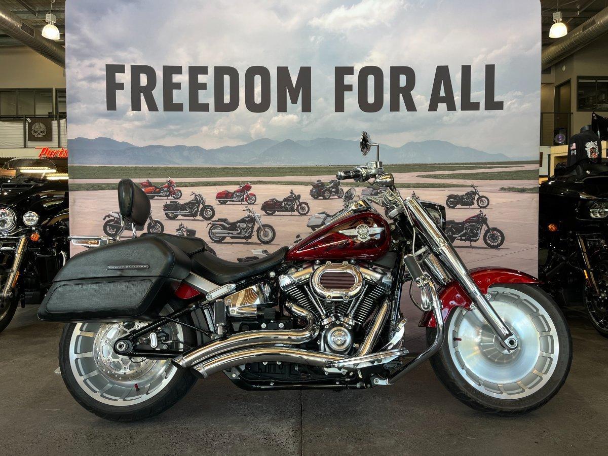 2018 harley-davidson fat boy 107 (flfb) cruiser