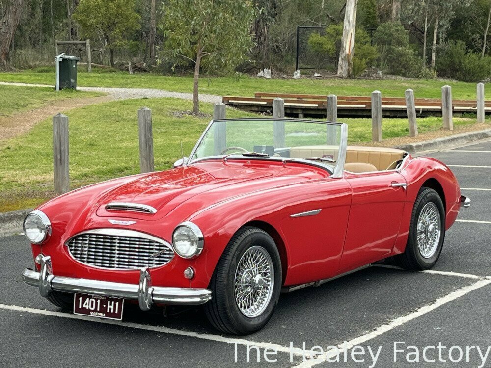 1958 austin healey 100 six 4 sp manual + o/drive 2d roadster