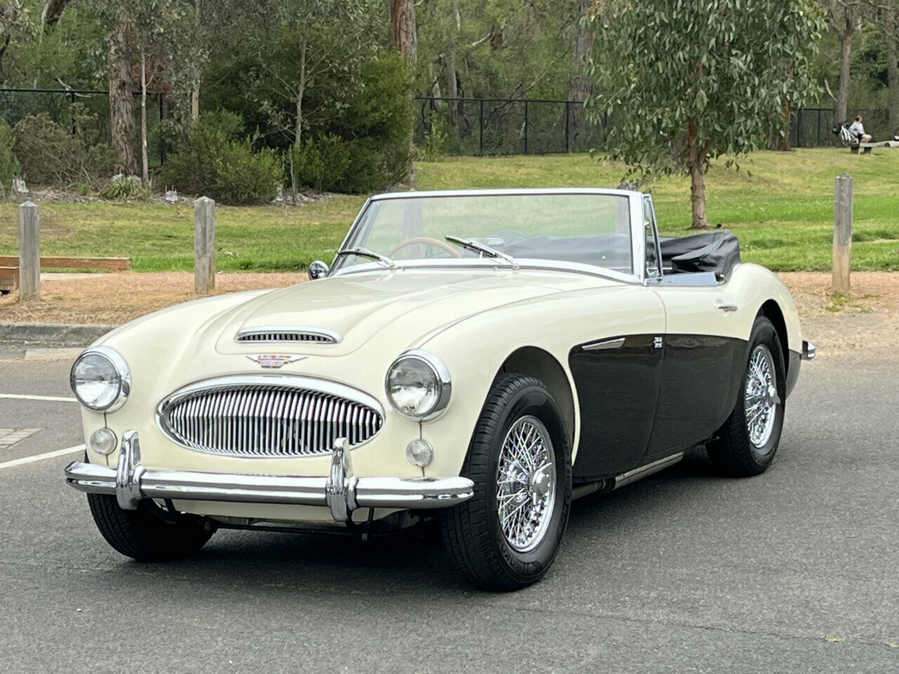 1964 austin healey 3000 bj8 mk iii 4 sp automatic + o/drive 2d roadster