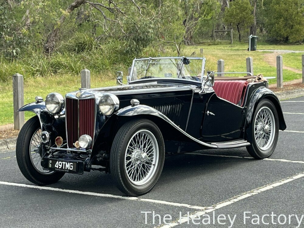 1949 m.g. tc 4 sp manual 2d roadster