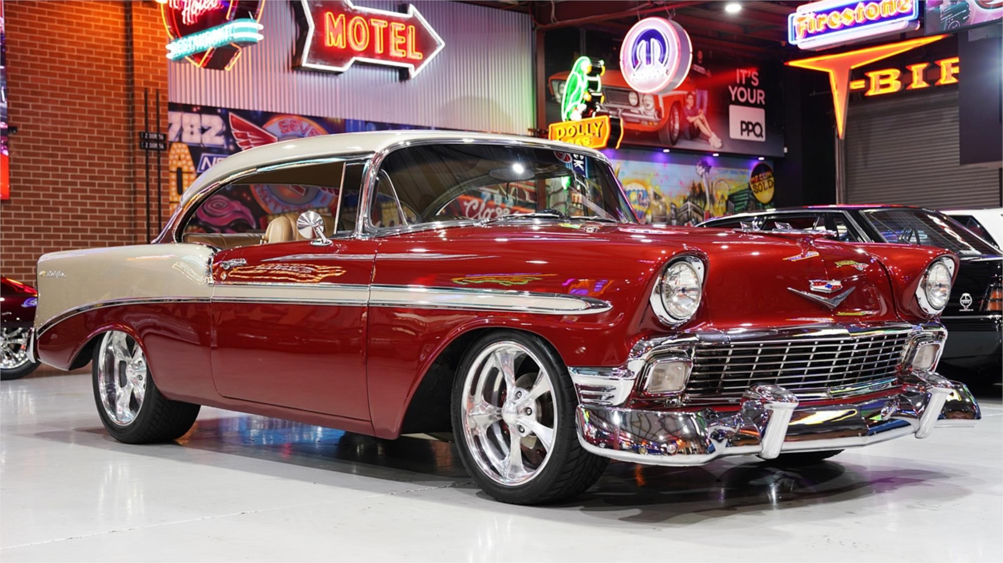 1956 chevrolet bel air automatic coupe