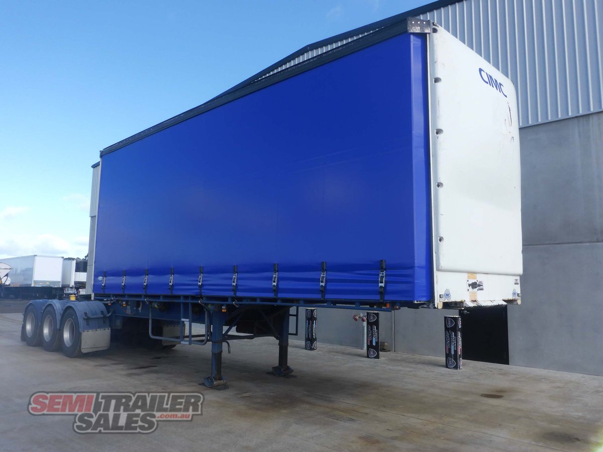 2008 cimc 12 pallet curtainsider trailer - (rental)