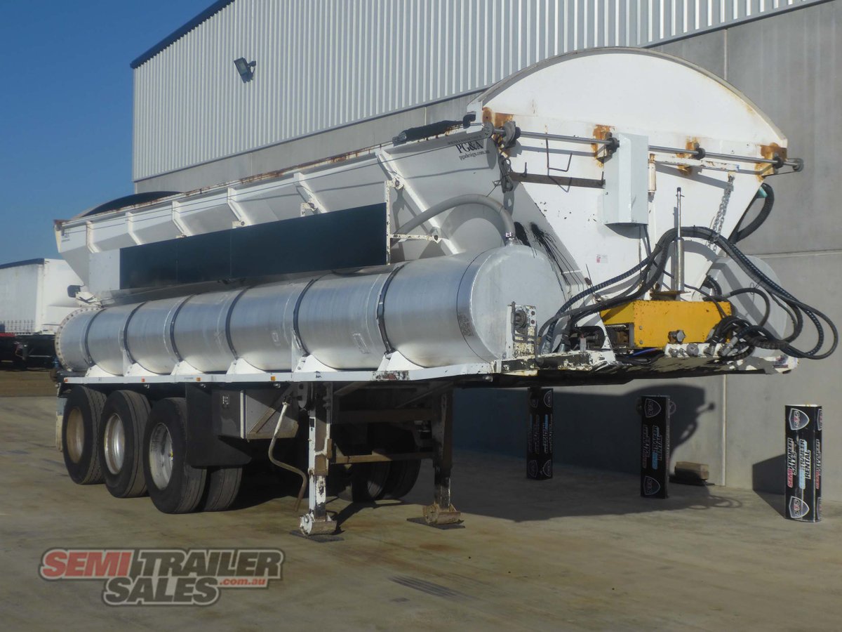 2008 boomer live bottom walking floor trailer 