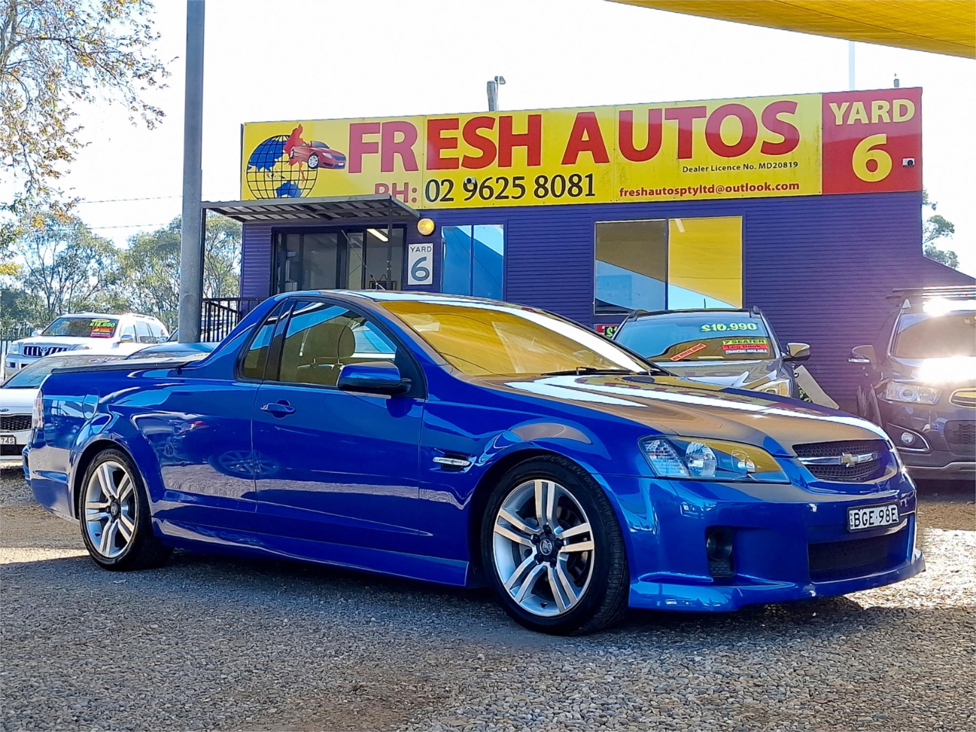 2008 holden commodore ve sv6 manual utility