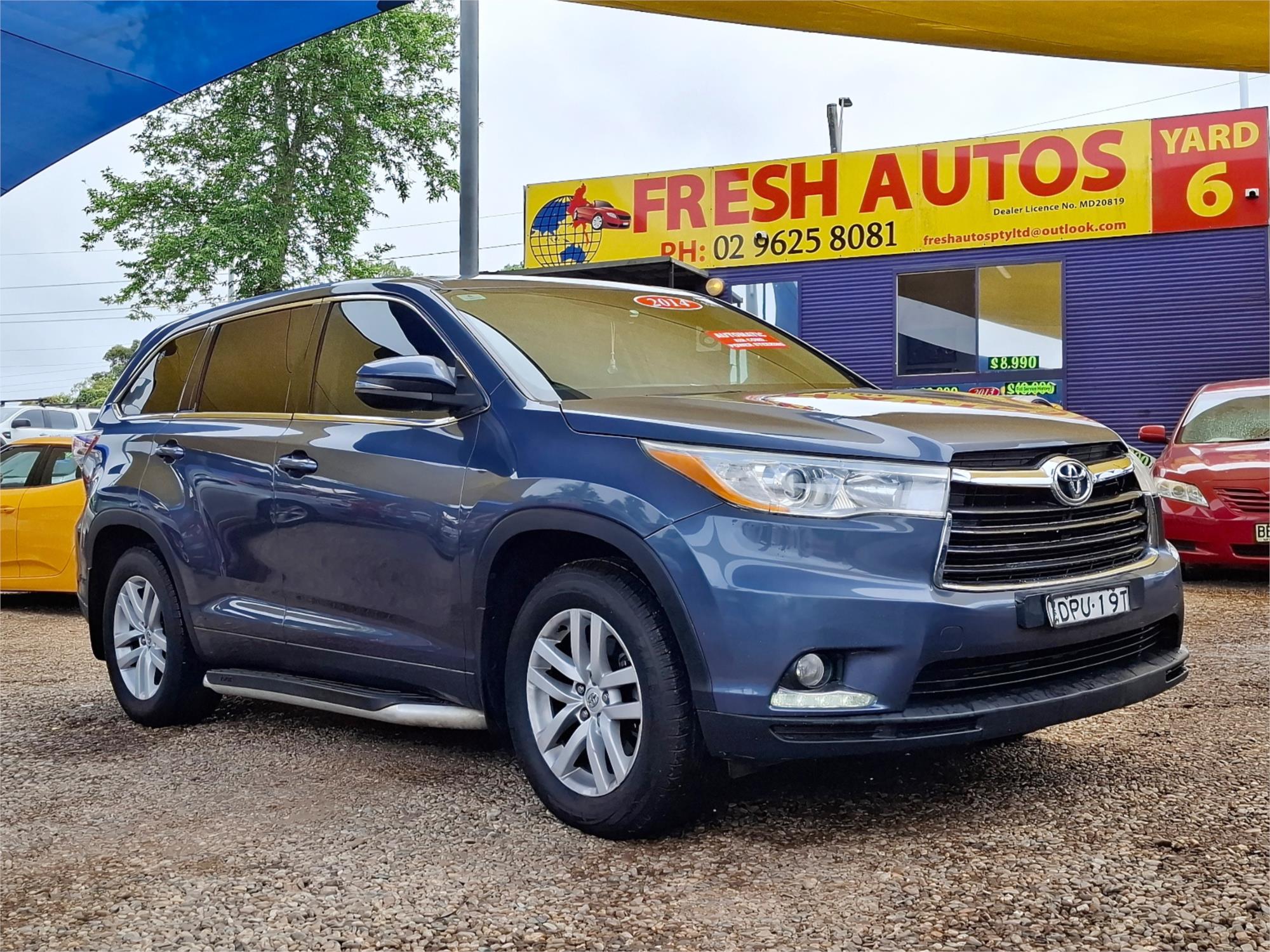 2014 toyota kluger gsu50r gx sports automatic wagon