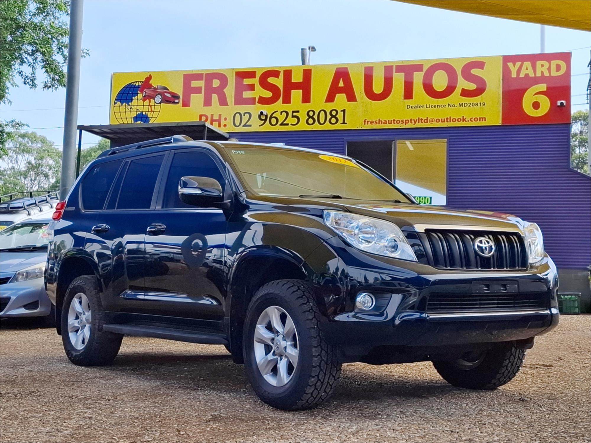 2012 toyota landcruiser prado kdj150r gxl sports automatic wagon