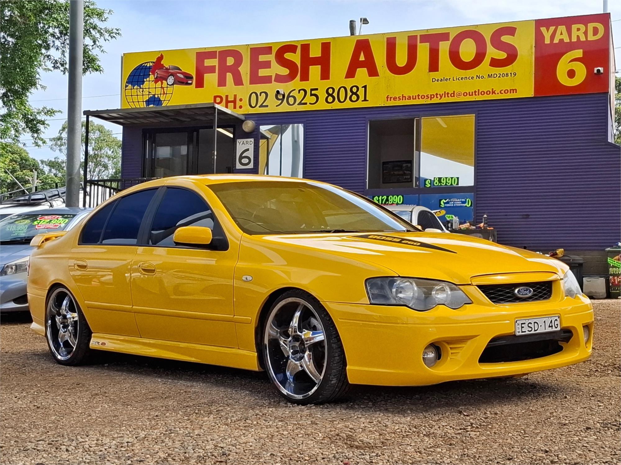 2005 ford falcon bf xr8 sports automatic sedan