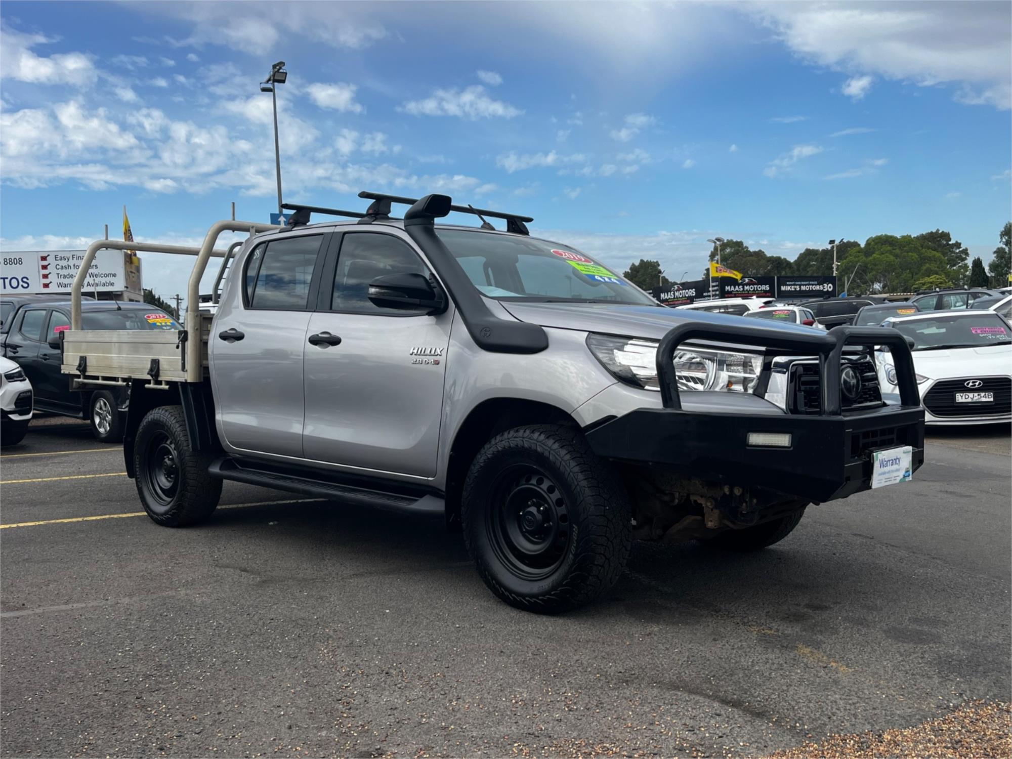 2019 toyota hilux gun126r sr cab chassis double cab 4dr man 6sp, 4x4 manual cab chassis