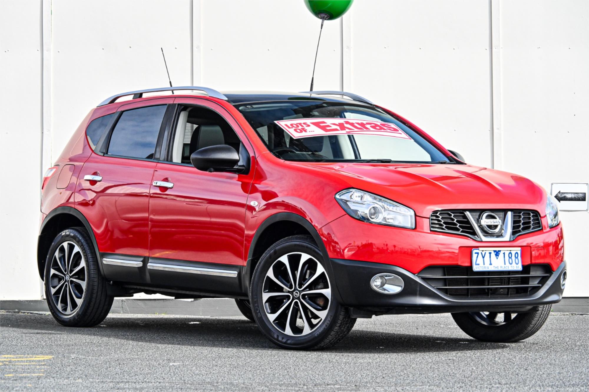 2013 nissan dualis j10w series 4 ti-l constantly variable transmission hatchback