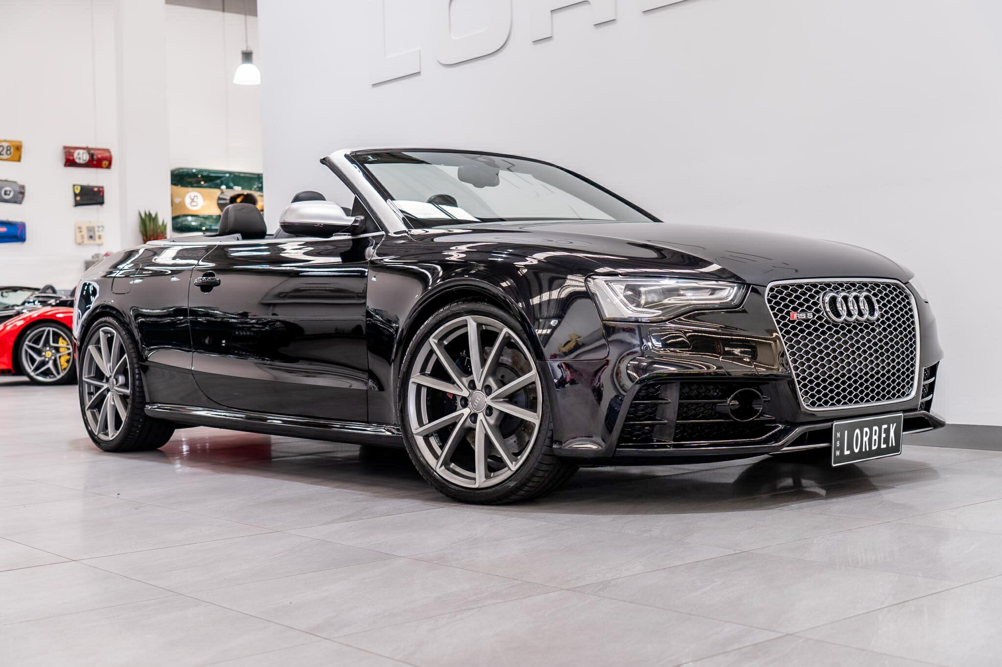 2013 audi rs 5 8t my14 4.2 fsi quattro 7 sp automatic 2d cabriolet