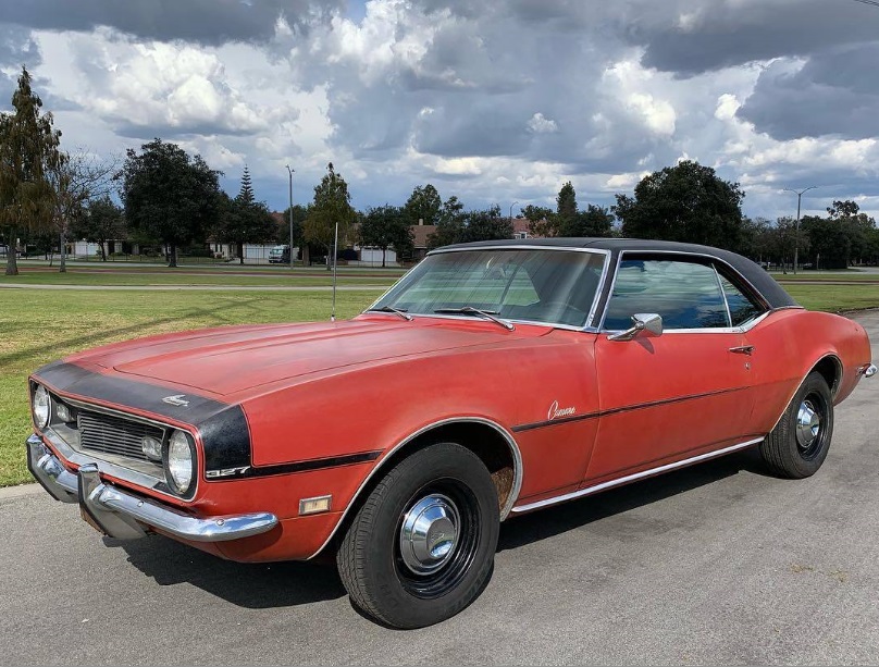 1968 chevrolet camaro 2d coupe