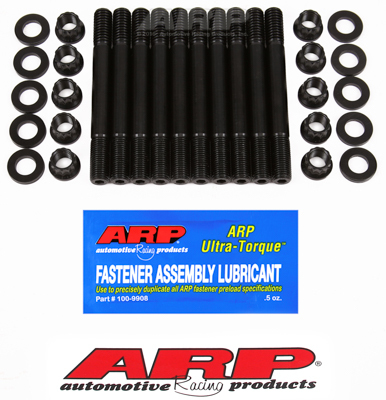 arp main studs, 2-bolt main, for chevrolet, small block, large journal, 12-point