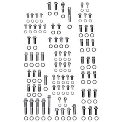 arp engine and accessory fasteners, hex head, stainless steel, for chrysler, big block, b/rb, kit