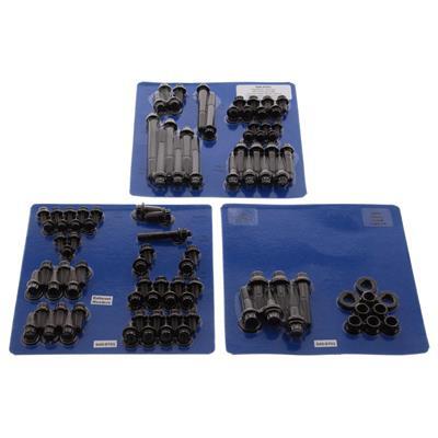 arp engine and accessory fasteners, 12-point, chromoly, black oxide, for chrysler, big block, b/rb, kit