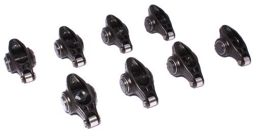 comp cams rocker arm, ultra pro magnum, full roller, chromoly steel, 1.6 ratio, sbc twisted wedge head, set of 8