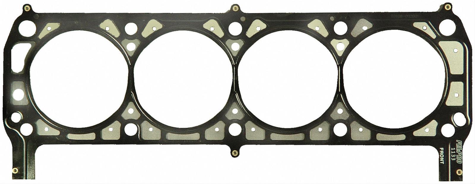 felpro head gasket, multi-layer steel, for ford, 302, nascar svo, each