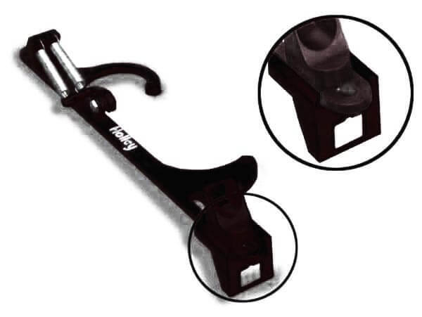 holley detent cable bracket, for 20-112 throttle cable bracket, billet aluminium, black anodised, th350, 200-4r, 700r4, each