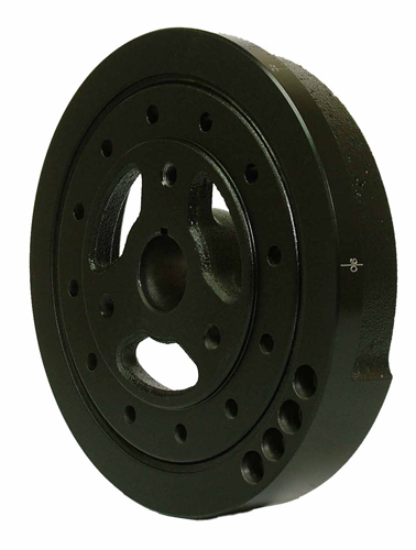 powerbond race series 8'' steel harmonic balancer, sb chev 400, external balance, each