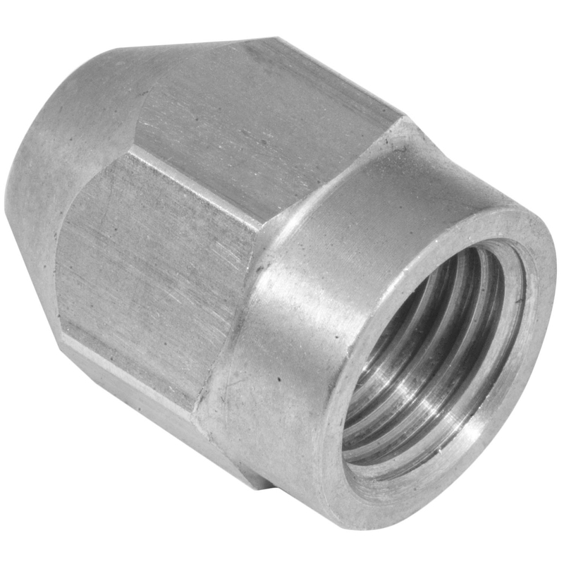proflow female tube nut -03an to 3/16in. tube, stainless steel, each