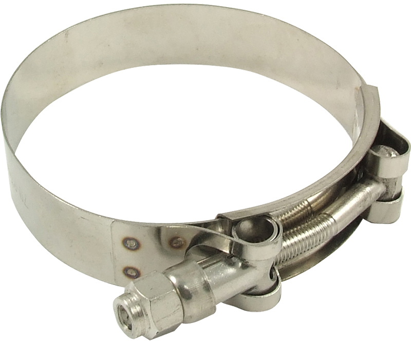 proflow t-bolt hose clamp, stainless steel 1.25in. 38-43mm