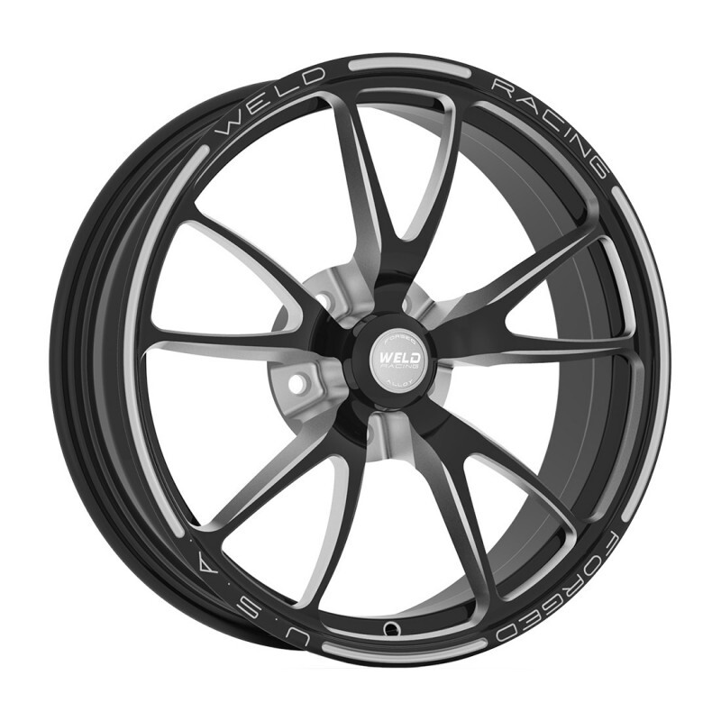 weld wheel, drag front, full throttle frontrunner, 15x3.5 size, 5x4.5 bolt pattern, 1.75 backspace, black, each