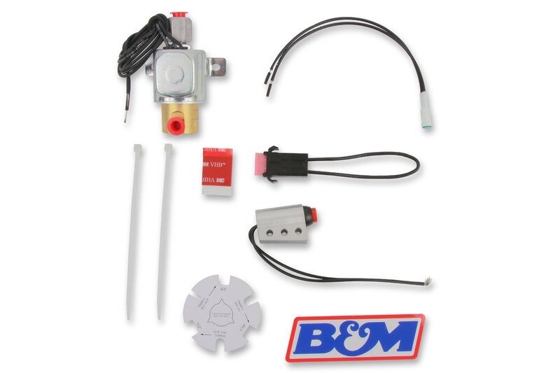 b&m line lock, 1/8 in. npt inlet/outlet, zinc plated steel, each