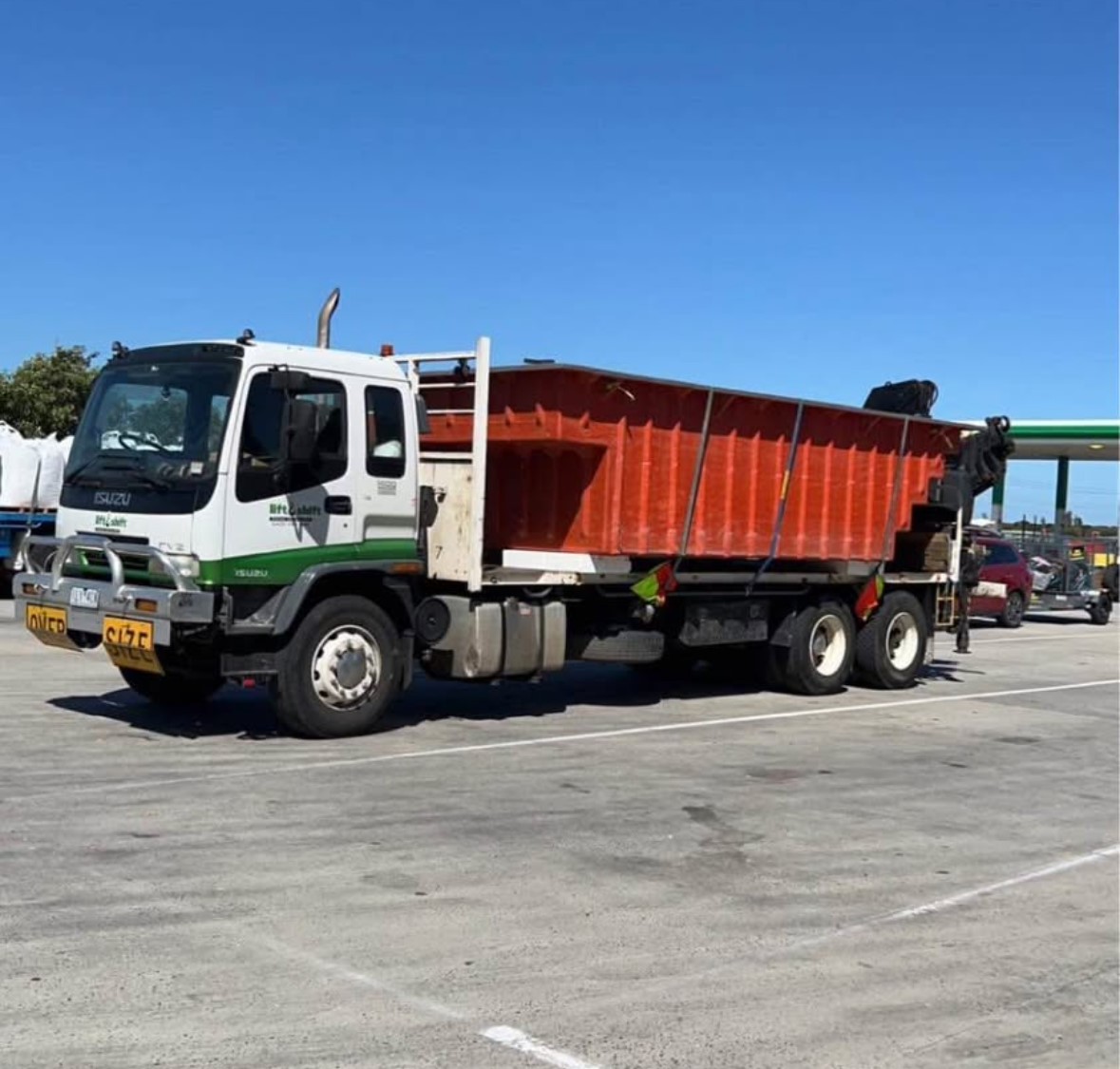 2006 isuzu fvz f3 1400 9 spd manual crane truck