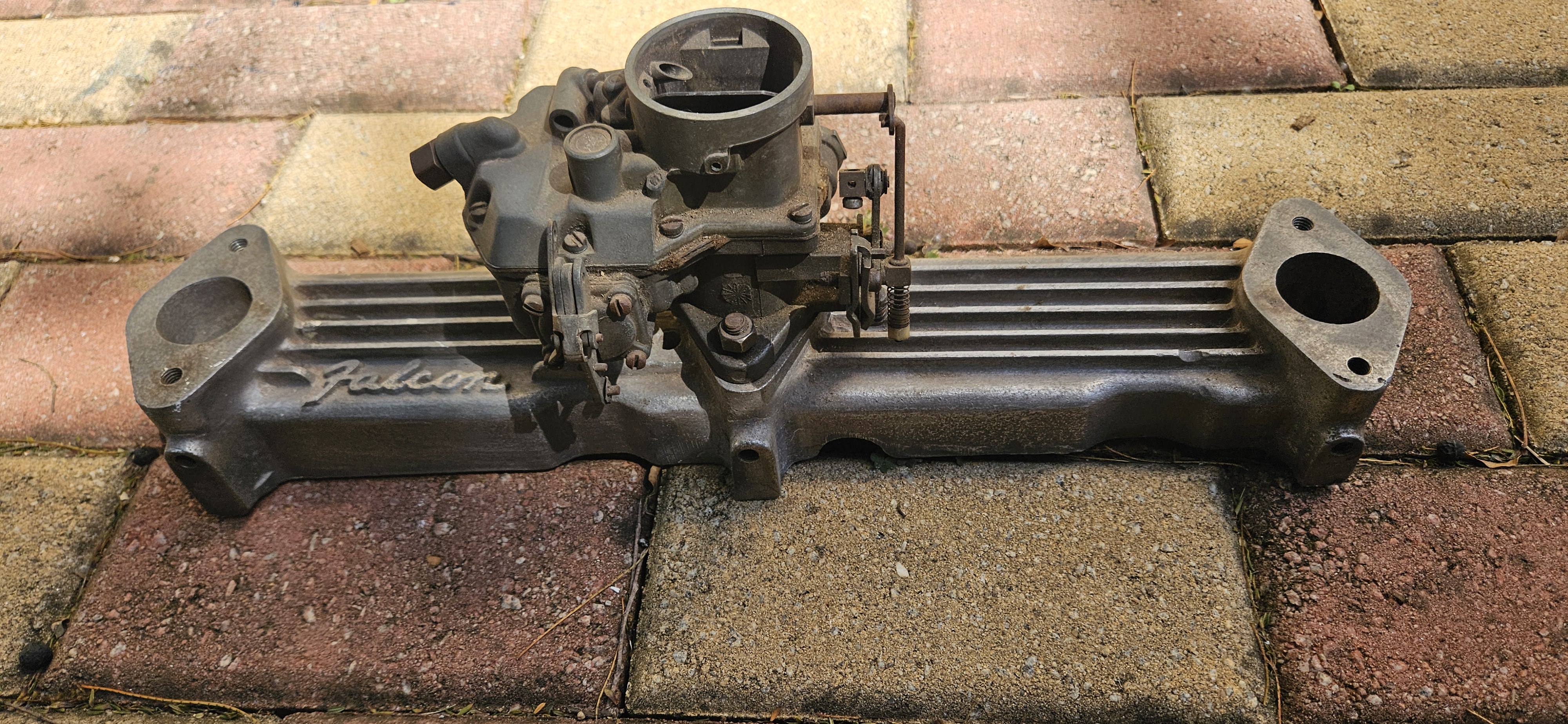 ford falcon triple carb manifold
