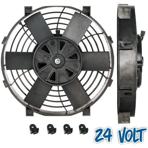 davies craig electric fan, thermatic , 9 in. dia, 591 cfm, 3.25 (24v), each