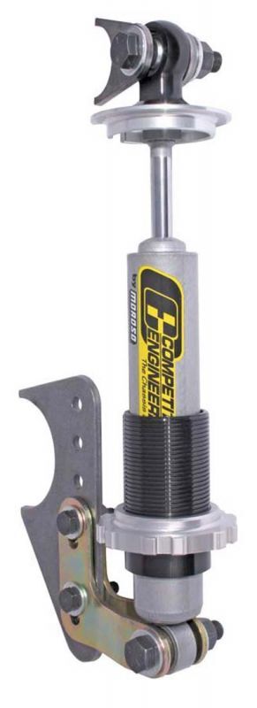 competition engineering coilover shocks, steel, triple tube, 17.95in. extended, 12.00in. collapsed, eyelet/eyelet, kit
